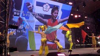 Drag queen Nymphia Wind ecstatic over Taiwanese boxer Lin Yu-ting’s gold medal