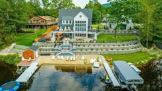 Massive Lakefront Outdoor Living