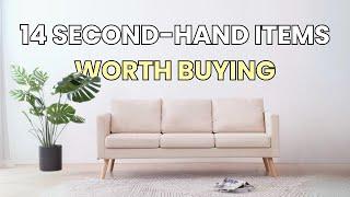 14 second hand items you should buy instead of new to avoid regret   minimalism