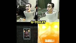 G-Toilet Then VS Now #skibiditoliet #shorts #foryou #viral
