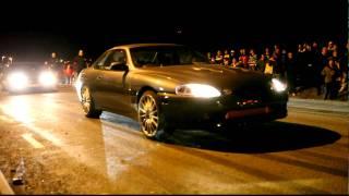 200MPH MajoR Soarer huge burnout @ Streetrace Elmiamässan 2K10!