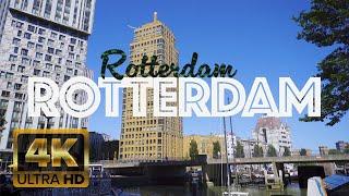 4K Walking Tour City | Rotterdam The Netherlands  Summer 2023 ️