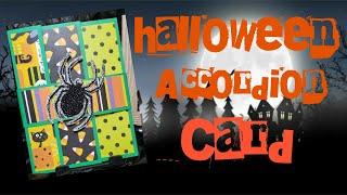 DIY - Halloween Accordion Greeting Card - Paper to masterpiece - card making