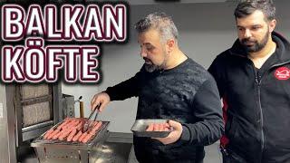 İNEGÖL KÖFTENİN ATASI "BALKAN KÖFTE" TARİFİ (Kasap Dükkanında Mangalda Balkan Köfte )