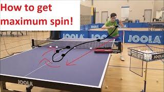 How to Do Backhand / Backhand Pendulum Serve Table Tennis