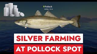 RUSSIAN FISHING 4 - NORWAY - SILVER FARMING AT ACTIVE POLLOCK SPOT