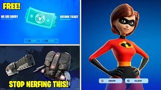 Fortnite *NEW* Update (FREE Refund Token & Incredibles Skins!)