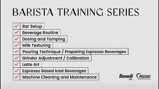 Introduction to Barista Training Series