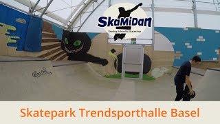 Trendsporthalle Basel - Pumpwerk Basel - Indoor Skatepark Switzerland - Skatehalle Basel Schweiz