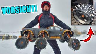 6x6 MONSTER XMAXX bekommt GEFÄHRLICHE SPIKES MONTIERT! - Was passiert?