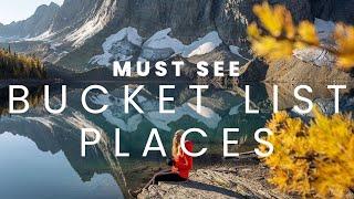 Top 20 Bucket List Places to See Before You Die | Must See World Bucket List Places - A Travel Video