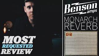 Demos in the Dark // Benson Amps Monarch Reverb // Guitar Amp Review