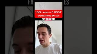 Explications de monétiser au mieux 100k vues !