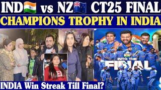 IND vs NZ CHAMPIONS TROPHY FINAL | WHO WILL WIN? | PAKISTAN GIRLS SUPPORTING INDIA