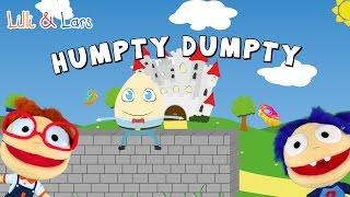 HUMPTY DUMPTY sat on a wall nursery rhyme with lyrics - nursery rhymes songs with lyrics