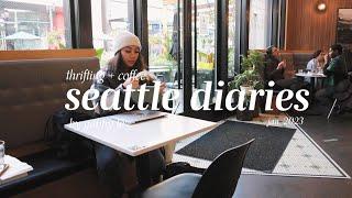 seattle diaries: thrifting in seattle + coffee shops | gabby le