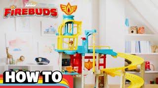 Disney Junior Firebuds | New HQ | How To Build & Play 