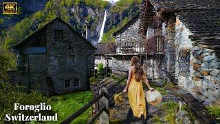 SWITZERLAND - LIFE IN THE ISOLATED SWISS VILLAGES  FOROGLIO