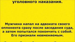 (76) Убийцу адвоката освободили от уголовного наказания