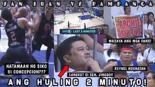 FINAL 2 MINS | SAN JUAN VS PAMPANGA NORTH DIVISION FINALS GAME 2 | NOVEMBER 11, 2024