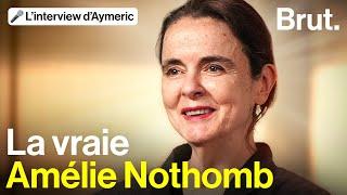 Loin de son personnage médiatique, Amélie Nothomb se livre sur son quotidien et sa vision du monde