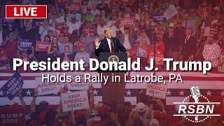 LIVE REPLAY: President Trump Holds a Rally in Latrobe, PA - 10/19/24