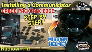 Installing a Helmet Communicator in a CKX Mission Helmet | Cardo Packtalk Edge | Easy Install