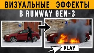 Как сгенерировать AI VFX (визуальные эффекты) в Runway Gen-3