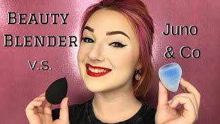 JUNO & CO Microfiber Velvet Sponge v.s. Beauty Blender!!! Who will win?