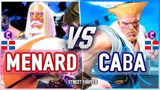 SF6  MenaRD (JP) vs Caba (Guile)  Street Fighter 6