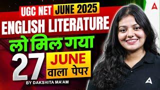 UGC NET English Literature | UGC NET English Most Expected Paper By Dakshita Ma’am