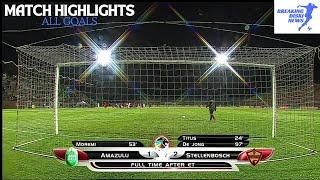 Amazulu vs Stellenbosch | Carling Knockout Cup | Match Highlights | All goals