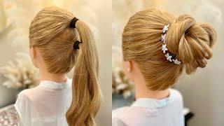 Two Minute Hairstyle | Simple and Easy Hairstyle | Party Hairstyle for ladies | New Hairstyle | Updo