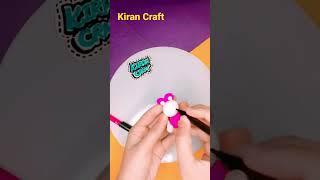 Kiran Craft #papercrafts #kirancrafter #trending #simple #kiranyoutubecrafter #clayart#Easy craft