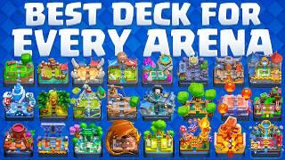 BEST DECKS for EVERY ARENA in Clash Royale!  (Arena 1-23 Decks)