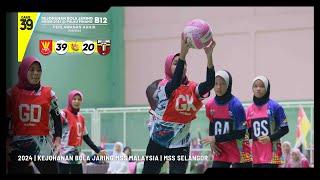 2024  U12 MSSM FINAL Q3 | SELANGOR vs TERENGGANU | KEJOHANAN BOLA JARING MSSM 2024