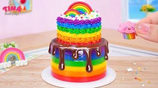 Mini Rainbow Cake RecipesTop 10 Perfect Miniature Rainbow Cake Decorating By Tina Mini Cakes