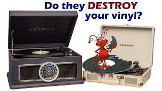 Does a Crosley or Victrola DESTROY your vinyl? #shorts