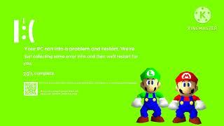 Windows 10 Mario Luigi blue screen intel inside pentium protector computer ️ logo KineMaster