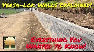 Versa-lok Wall Build with Explanation