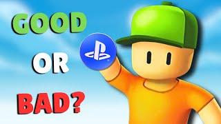 I Played Stumble Guys On PS4!