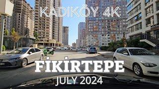 Fikirtepe Urban Transformation District in Kadıköy in July 2024 – Istanbul 4K Drive City Sightseeing