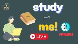 Study With Sai | study room | 1 hour | Study with me - 25 minutes, 5 minute break, with focus music.