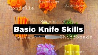 Basic Knife Skills | French knife cuts