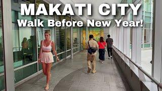 Makati City Walking Tour Before New Year 2025 + Legazpi Sunday Market | Philippines