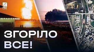 У Феодосії вибухнули ще дві цистерни з паливом. Нафтобаза вигоріла вщент