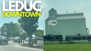 Downtown of Leduc Alberta - Driving Tour