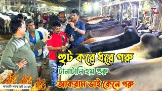 "মাথা নষ্ট হয় আকরাম ভাইয়ের গরু কেনা দেখে" হুটহাট ধরে আর দাম দিয়ে কিনে ফেলে। গরুর হাট ২০২৪