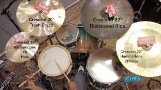 Sims Music Sabian Crescent Cymbal Demo