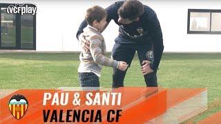 LITTLE PAU SURPRISES HIS IDOL, SANTI MINA, WITH A SPECIAL IMPRESSION